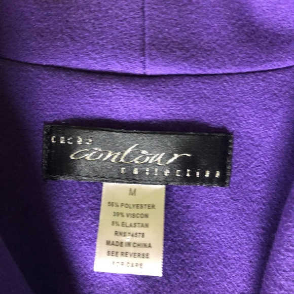 Cache purple tie wrap jacket medium - Picture 2 of 7